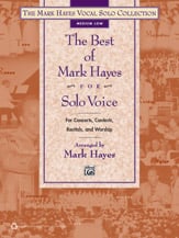 The Best of Mark Hayes for Solo Voice Vocal Solo & Collections sheet music cover Thumbnail